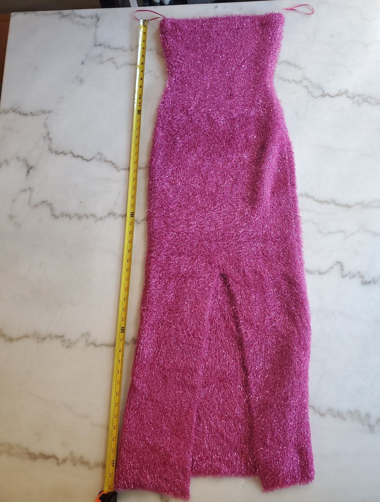Salty Pink Metallic 60% polyester 20% Acrylic 20% Metallic Dress Women&rsquo;s M A2