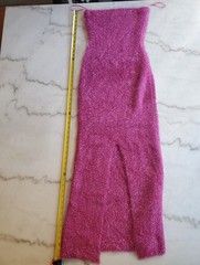 Salty Pink Metallic 60% polyester 20% Acrylic 20% Metallic Dress Women&rsquo;s M A2