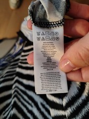 Michael Michael Kors Zebra Print Border Shift Dress size M Medium NWT