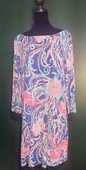 Lilly Pulitzer UPF 50+ SOPHIE DRESS Size Extra Large Jellies Be Jammin HTF