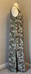 NEW! Eddie Bauer Myriad Maxi Dress Camo Green Size Large L