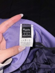 Lilac Floral Mini Dress- Adjustable Straps- Lightweight & Comfortable Size M