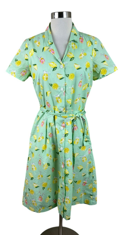 Sarah Patrick Kiel James Patrick Mint Lemonade Pockets Newport Dress Size 8