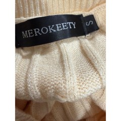 MEROKEETY Women Cable Knit Sweater Dress V Neck Long Sleeve Belted Midi Dress
