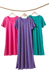 Woman Within Women&rsquo;s Plus Size Perfect Short-Sleeve V-Neck Tee Dress