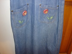 Casey Coleman Women&rsquo;s 100% cotton Blue Denim Dress Size M