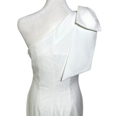 Petal and Pup Size Medium White Bridal Wedding Bow Mermaid Gown Maxi Dress NWOT