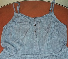 Toad & Co Festivator Dress Adult Medium Woven 100% Organic Cotton Camp Pockets