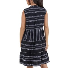Fever Women&rsquo;s Sleeveless Gauze Dress, Black, Large