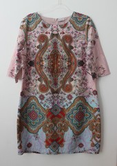 BRIGITTE BAILEY Womens Dress Knee Length Multicolor Size L Pre-Owned