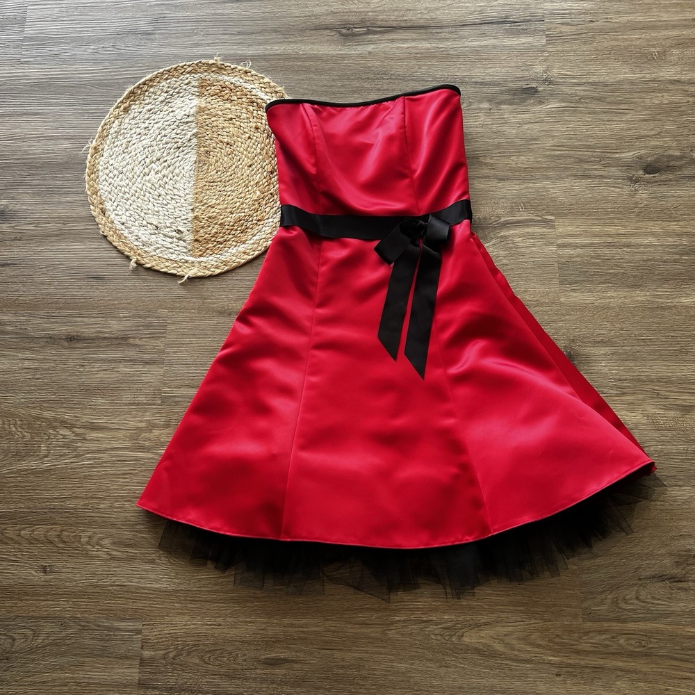 JESSICA MCCLINTOCK FOR GUNNE SAX Y2K Strapless Dress
