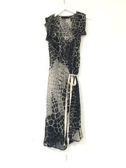 All Saints Giraffe Print Frannie Dress 100% Silk UK 6 WORN ONCE RRP £220