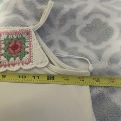 BTWEEN Women’s Cream Embroidered Tiered Sleeveless Dress Size 12 Boho Floral
