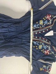 Lascana Pure Selection Short Sleeve Embroidered Dress Women’s Size 2 NWT