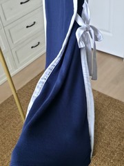 Daily Practice by Anthropologie Sleeveless Colorblock Mini Dress, XL, Navy/White