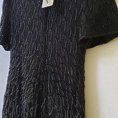 NWT Laurence Kazar Vintage Silk Dress Rare find with tags Handmade