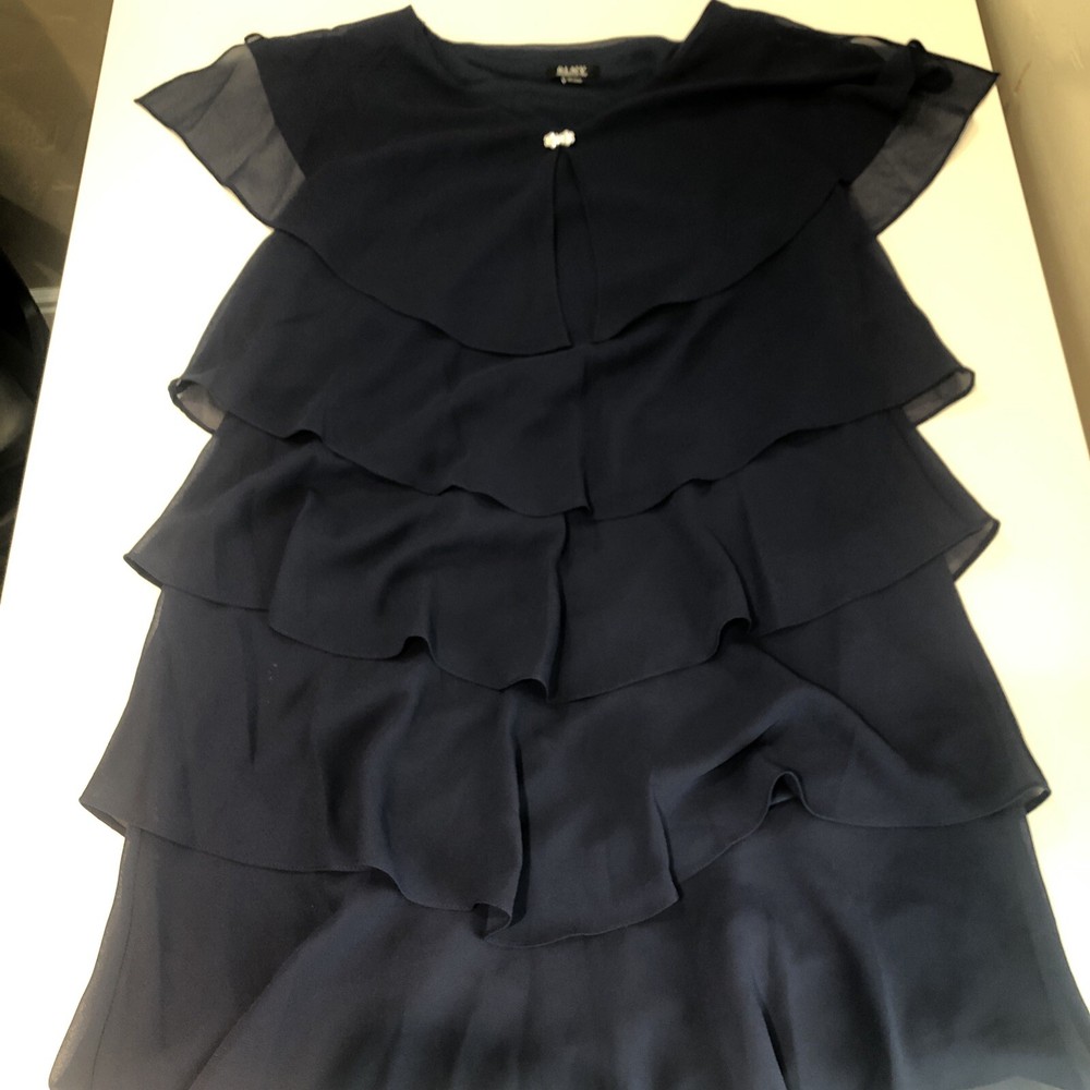 SlNY Dress Navy Blue With Gem