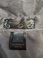 Mandee Women&rsquo;s Gray Solid Button-Front Collared Shirt Dress, Size S, Knee