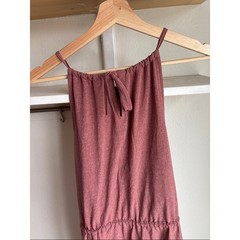 SOMA Dress Ever Stretch Travel Built in Bra Halter Midi Pink Rose XL
