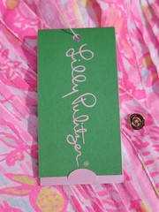 Lilly Pulitzer Tunic Dress Small Linen Sarasota Pink Pout More Kinis Keys NWT