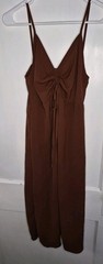 Summer Slip On Dress Size M Rust Color