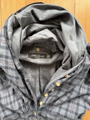All Saints Spitafields Rare Ruched Bustle Hoodie Dress