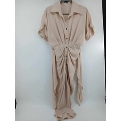 Fashion nova silky elegant dress petal pink