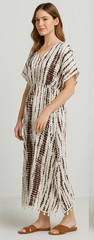 Kaftan Dress Beach Cover Boho Gown Hippie Women Plus Size Tunic Top US ST KF015