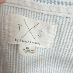 Light Blue Denim Button-Down Sleeveless Dress