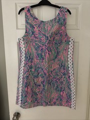 Lilly Pulitzer Dress With Appliqué – Size 16 – Free Shipping