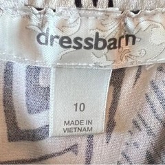 Black and Brown animal pattern print midi dress size 10