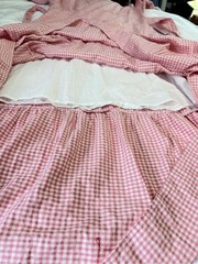 NWT Ivy City Co Hannah Pink Gingham Dress Size 14 Cottagecore Puff Sleeve modest