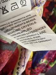 Camilla Flower Of 400 Lives V Mini Silk Dress Size 1 AU 10 US 6