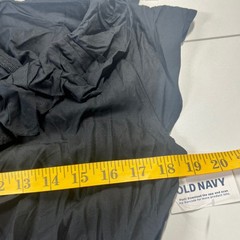 Old Navy Black Ruffle Flutter Sleeve Tiered Midi Dress MEDIUM Boho Viscose NWT
