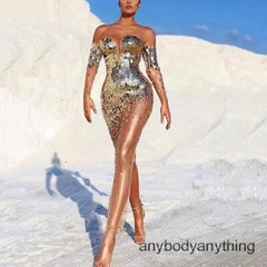 Sequins Women&rsquo;s Deep V Neck Mini Dress Cocktail Ball Gown Occident Slim Fit Sexy