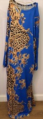 Polyester Elastane Long Dress 5XL See Measurements