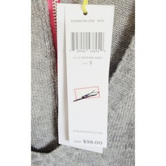 BCBGeneration S Heather Grey V-Neck Sweater Dress Drape Cozy Small NWT RV $98