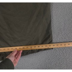 Eileen Fisher Dress Womens M Olive Green Tencel Linen Blend Button Front Tunic
