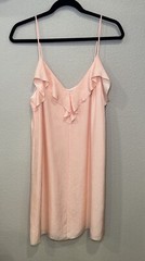 Romantic Coquette Rag & Bone Orchard Peach Pink Ruffle Mini Slip Dress Size 8
