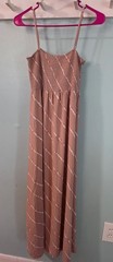 Forever 21 Mauve Pink Smocked Summer Dress Medium