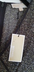 Michael Kors Maxi IVY long floral patterned lined long sleeve dress size 4
