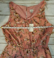 A.N.D.E.A.W.Y Women&rsquo;s Pink Floral Sleeveless Dress Size L, NWT