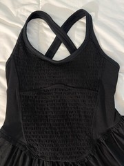 Free People Movement Never Better Athletic Tennis Dress Small Black Shorts Under