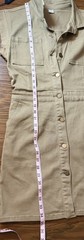 Tinsel Utility Button Front M Camel Safari Workwear Stretch Pocket Mini NWT