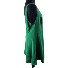 Forever 21 Plus Kelly Green Sleeveless A-Line Stretch Dress 1X