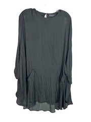 Ruti Israel Alambika Black LagenLook Dress Medium With Pockets