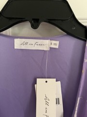 NWT All In Favor Purple Wrap Dress Size S From Nordstrom
