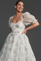 Anthropologie Selkie Ritz Dress Puff Sleeve Ball Gown Debutante Plus Size 2X NEW