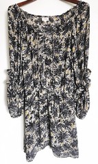 Parker Floral Chiffon Mini Dress Size S