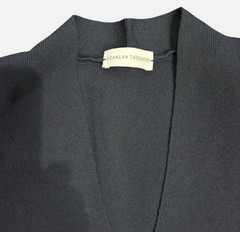 Scanlan Theodore Dress Crepe Knit Black Midi Size Small fitted **AS NEW